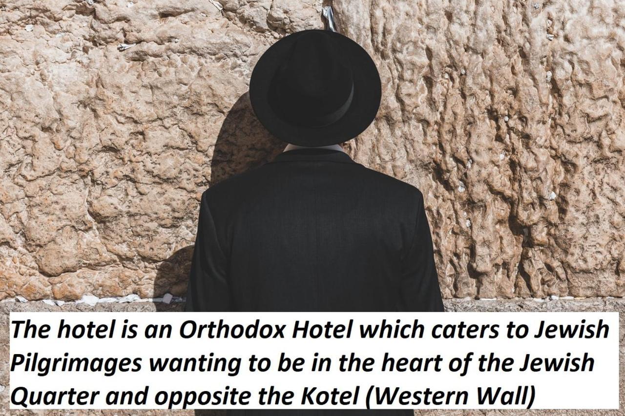 Litov Kotel Hotel - A Jewish Orthodox Hotel Jerusalem Eksteriør billede